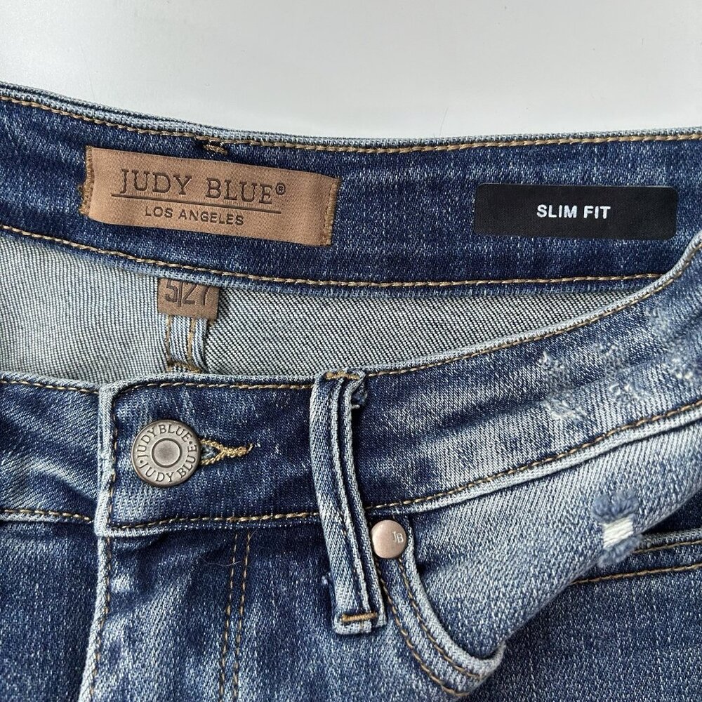 Judy Blue Slim‎ Fit Jeans Women’s Size 27 High Rise Stretch - Picture 3 of 8